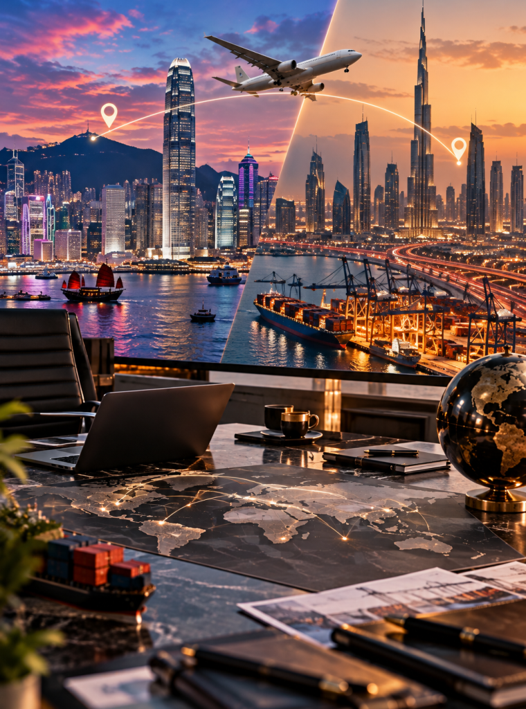 Global Trade Across Hong Kong and Dubai